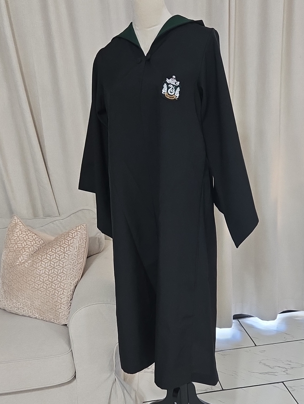 Universal Studios Wizarding World Of Harry Potter Slytherin Robe Size Kids XXS